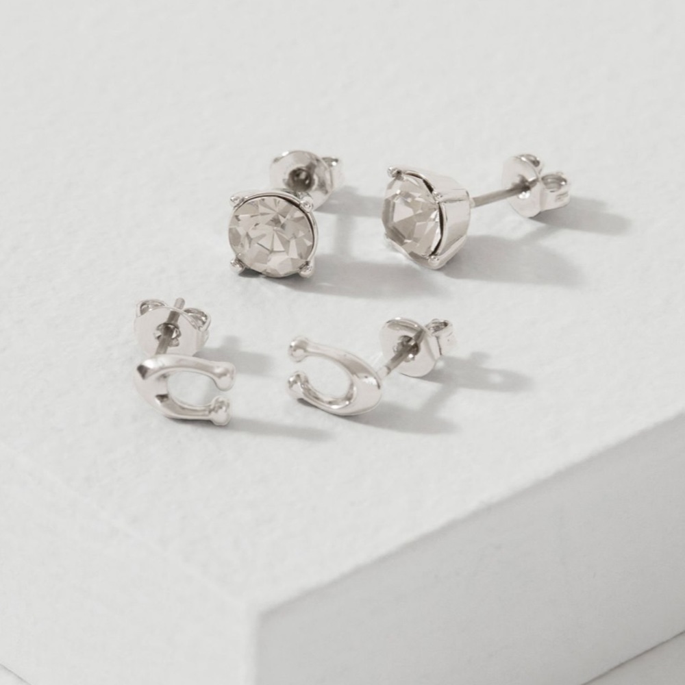 Coach Signature C Stud Set